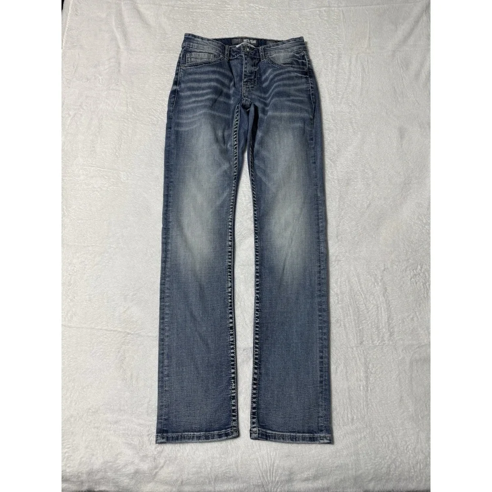 BKE Alec‎ Jeans Mens 27x32 Blue Medium Wash Straight Leg Denim